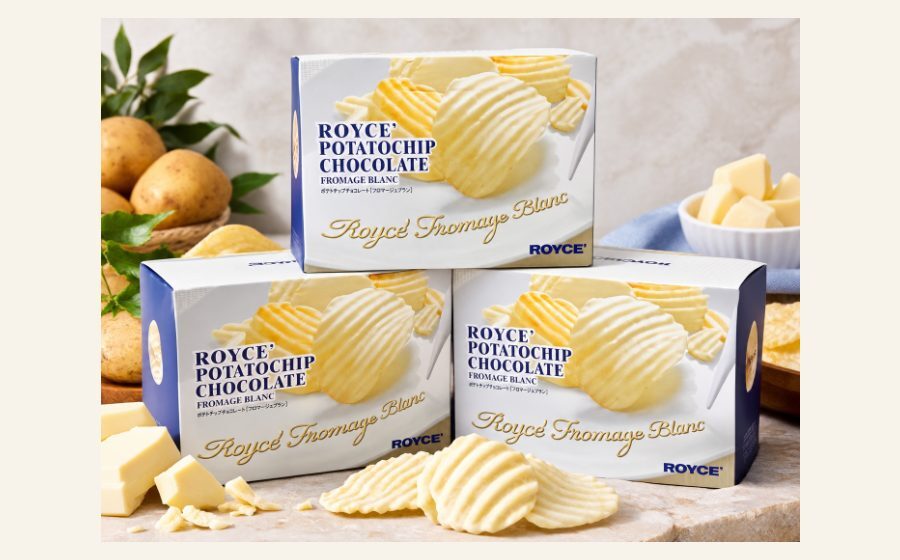 ROYCE’ Potatochip Chocolate Fromage Blanc — картофельные чипсы в белом шоколаде
